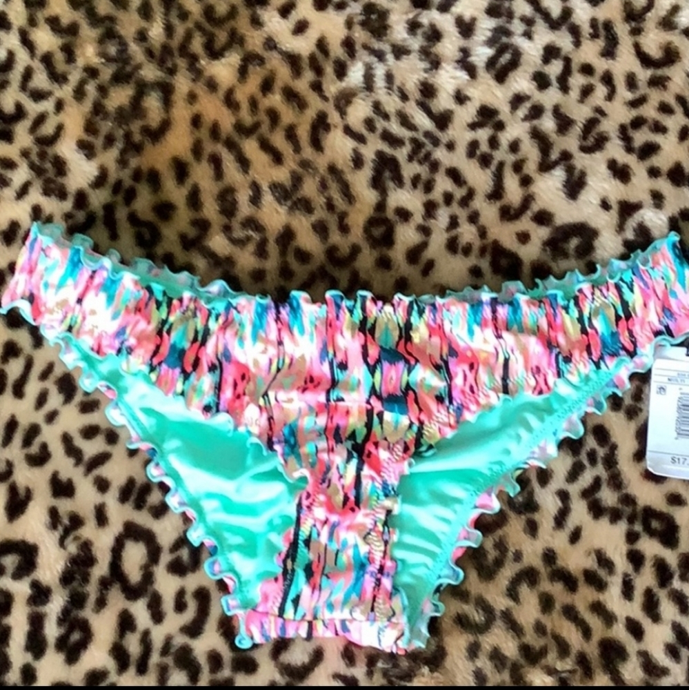 Shade & Shore Ruffle Bikini Bottoms